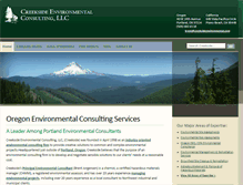 Tablet Screenshot of creeksideenvironmental.com